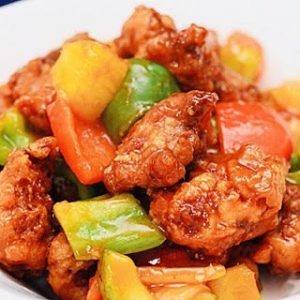 Sweet & Sour Chicken with Pineapple 咕噜雞 – General Thai Chinese